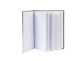 Notitieboek Djois Atlanta Excellent genaaid 210x165mm 96blz lijn grijs gewolkt