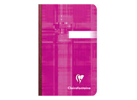 Notitieboek Clairefontaine 90x140mm lijn assorti