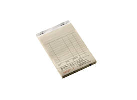 Kassablok Djois Atlanta met kopie (carbon) 142x100mm 50x2vel wit