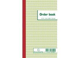 Orderboek Exacompta 175x105mm 50x3vel