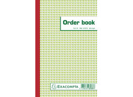 Orderboek Exacompta 210x135mm 50x3vel lijn