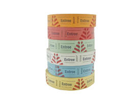 Entreebewijs Combicraft nummering 1-1000 blauw 1000 stuks