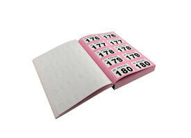 Nummerblok 1-1000 assorti 6 stuks