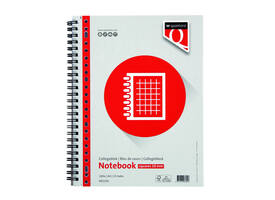 Collegeblok Quantore A4 ruit 10mm 23-gaats 200 pagina's 70gr