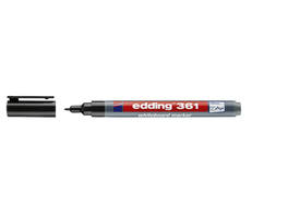 Whiteboardmarker edding 361 rond 1mm zwart