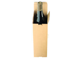 Verzenddoos fles IEZZY karton bruin 90x90x360mm