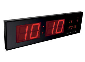Wandklok Perel met LED display