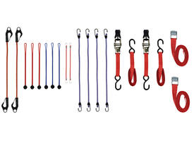Spanbanden en spanelastiekenset Toolland 20 stuks