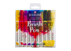 Brushpen Talens Ecoline set à 10 stuks handlettering