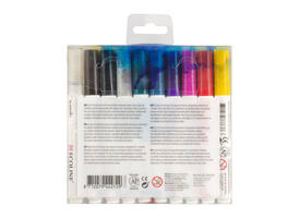 Brushpen Talens Ecoline set à 10 stuks handlettering