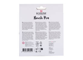 Brushpen Talens Ecoline set à 10 stuks pastel