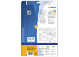 Etiket HERMA 4684 52.5x29.7mm A4 folie transparant mat