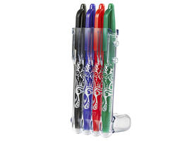 Rollerpen PILOT friXion medium basis assorti Set2Go à 4 stuks