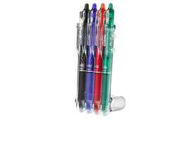 Rollerpen PILOT friXion clicker medium basis assorti Set2Go à  4 stuks