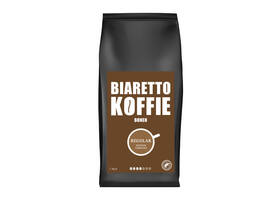 Koffie Biaretto bonen regular 1000 gram