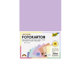 Fotokarton Folia 300gr A4 50vel pastelkleuren