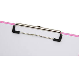 Klembord MAUL A4 staand transparant PS neon roze