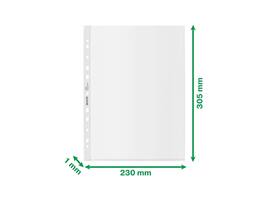 Showtas Leitz Recycle A4 11-gaats PP 0.10mm transparant 25 stuks