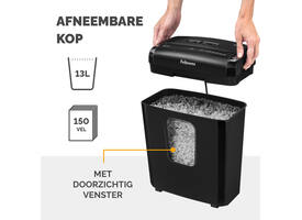 Papiervernietiger Fellowes Powershred 6M snippers 4x12mm