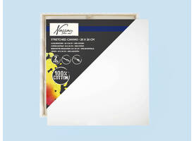 Canvas Nassau fine art 20x20cm 100% katoen 2 stuks