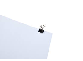 Papierklem MAUL 215 foldback 13mm capaciteit 4mm zwart 12 stuks