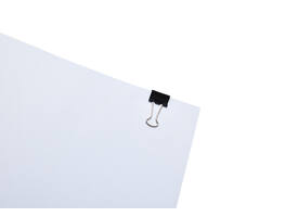 Papierklem MAUL 215 foldback 13mm capaciteit 4mm zwart 12 stuks