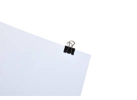 Papierklem MAUL 215 foldback 16mm capaciteit 5mm zwart 12 stuks