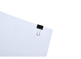 Papierklem MAUL 215 foldback 16mm capaciteit 5mm zwart 12 stuks