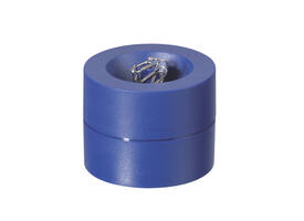 Papercliphouder MAUL Pro magnetisch Ø73x60mm blauw