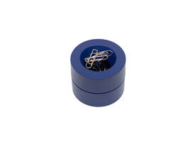 Papercliphouder MAUL Pro magnetisch Ø73x60mm blauw