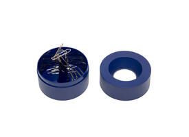 Papercliphouder MAUL Pro magnetisch Ø73x60mm blauw