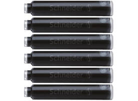 Inktpatroon Schneider din zwart doos à 6 stuks