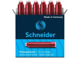 Inktpatroon Schneider din rood doos à 6 stuks