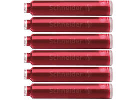 Inktpatroon Schneider din rood doos à 6 stuks