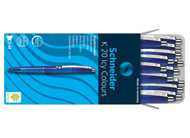 Balpen Schneider K20 Icy Colours medium blauw