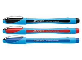 Balpen Schneider Slider Memo extra breed blauw