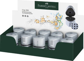 Puntenslijper Faber-Castell 2001 trio grip zilver