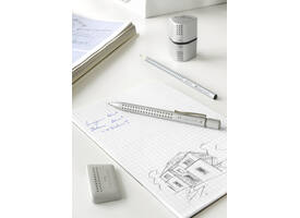 Puntenslijper Faber-Castell 2001 trio grip zilver