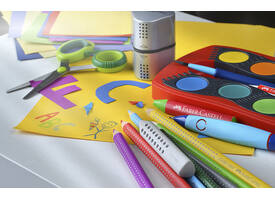 Puntenslijper Faber-Castell 2001 trio grip zilver