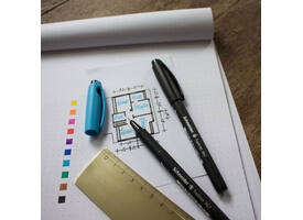 Fineliner Schneider Topliner 967 0.4mm zwart