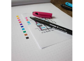 Fineliner Schneider Topliner 967 0.4mm rood