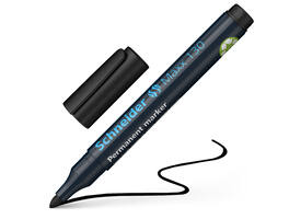 Permanent marker Schneider Maxx 130 rond 1-3mm zwart