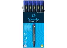 Permanent marker Schneider Maxx 130 rond 1-3mm blauw