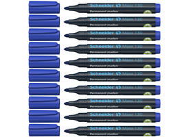 Permanent marker Schneider Maxx 130 rond 1-3mm blauw