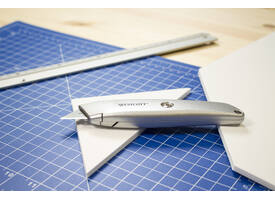 Snijmes Westcott trapezium 18mm met schuifsluiting  aluminium