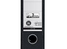 Ordner Leitz 1092 giro-bank met dubbele mechaniek 75mm karton A4 zwart