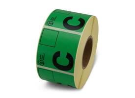 Etiket 50x50 FH Aanvoerbrief C kern 40, 1000 rol, permanent