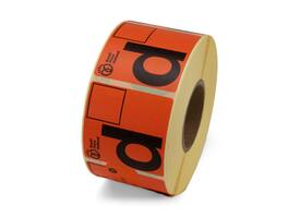 Etiket 50x50 FH Aanvoerbrief D kern 40, 1000 rol, permanent