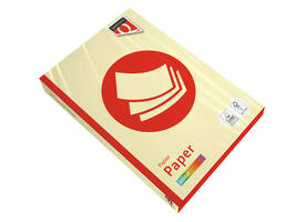 Kopieerpapier Quantore Colour A4 80gr kanariegeel 500 vel