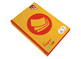 Kopieerpapier Quantore Colour A4 80gr diepgeel 500 vel